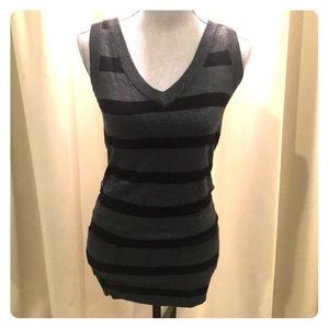 Forever Twenty One Black&Grey Sweater Tunic